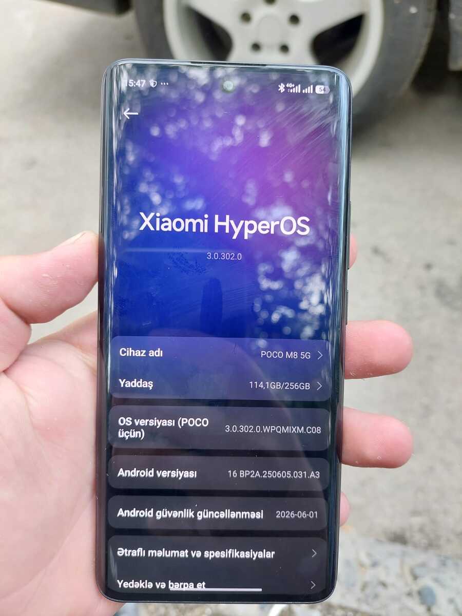 Xiaomi Poco M8 5G Black 256GB/8GB — Smartfonlar, Bakı (2)