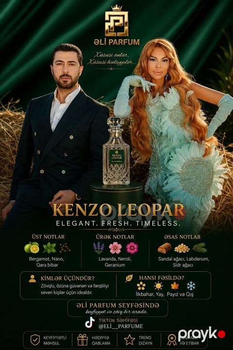 Məhsul: Əli Parfum – Kenzo LeopaR (Eau de Parfum) Xüsusiyyətlər — Xırdalan