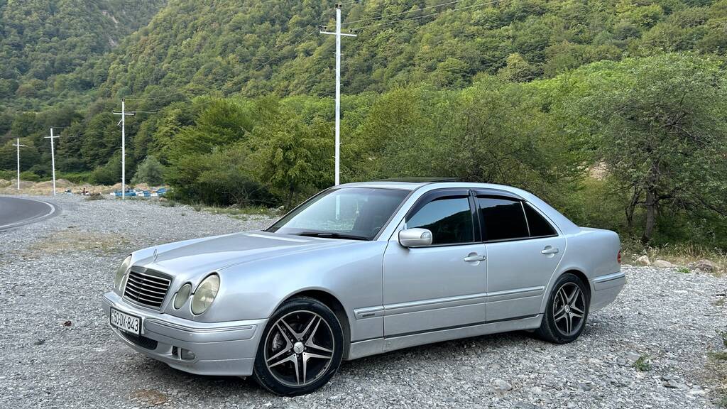 Mercedes E 240, 2.4 L, 1999 il, 380 000 km — Avtomobillər, Bakı (5)