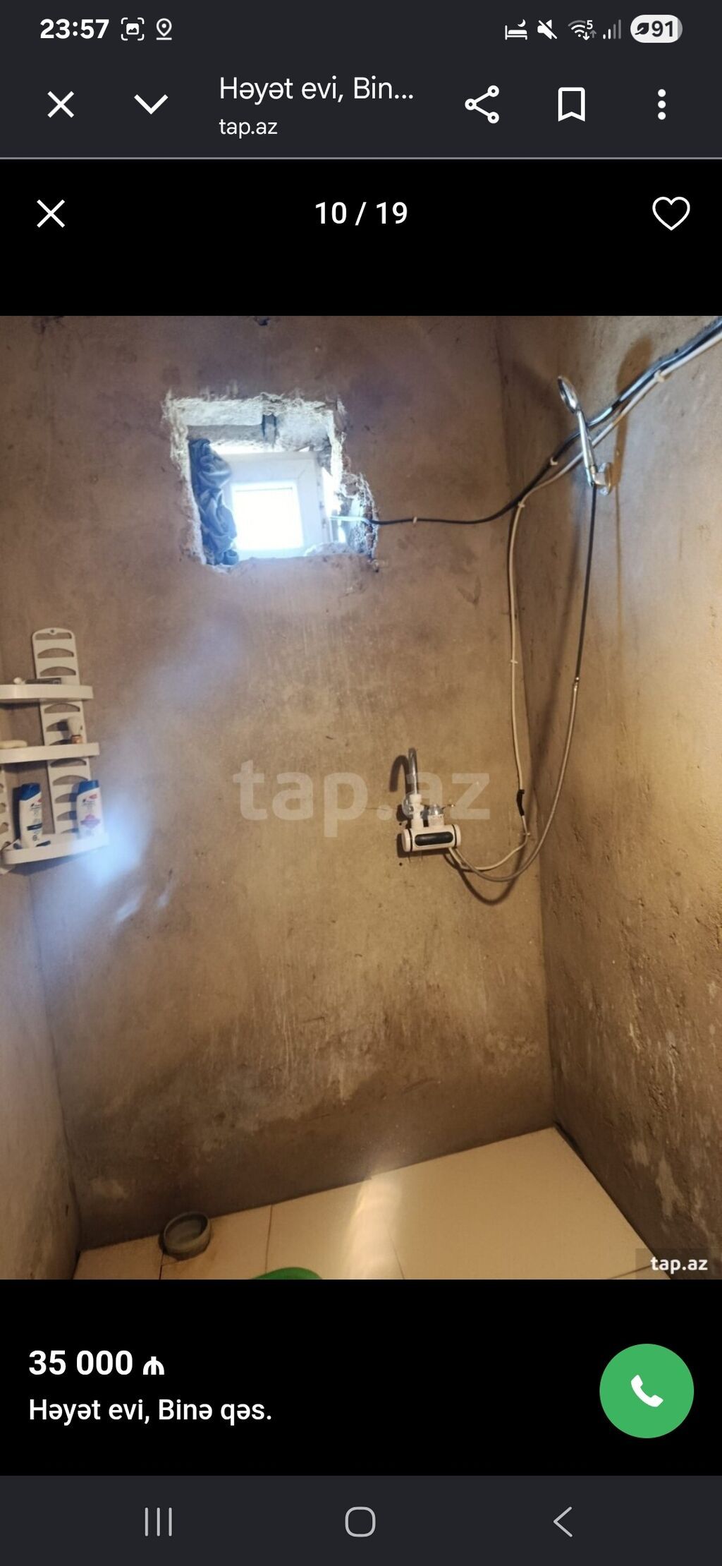Binə 3 otaqlı, 55 kv. m — Ev, villa, Bakı (10)