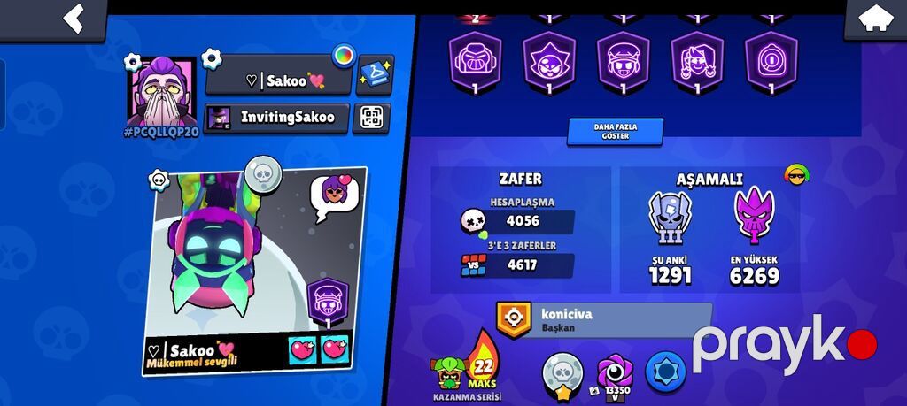Brawl Stars hesabı – yüksək trofeyli və zəngin kontentli - Kupa yolu — Digər, Bakı (3)
