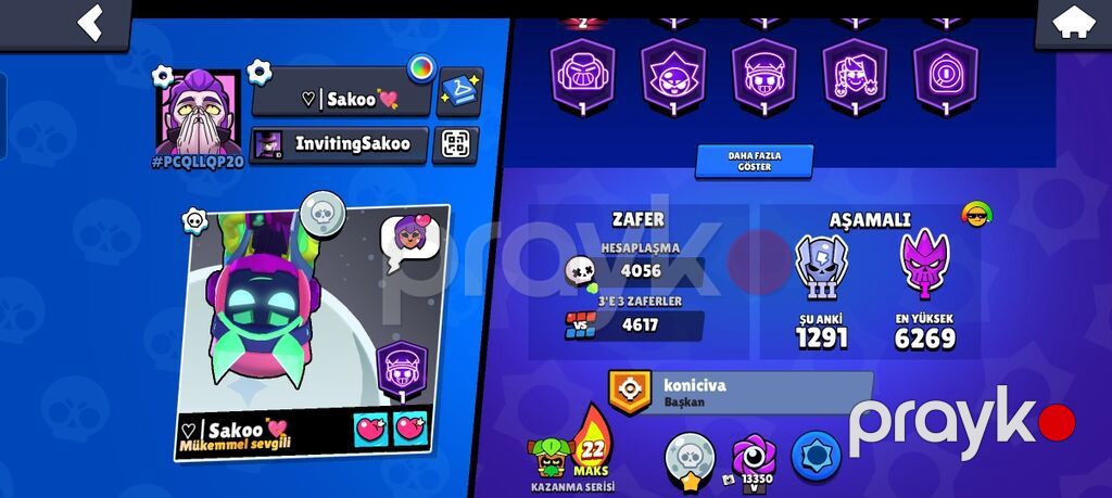 Brawl Stars hesabı – yüksək trofeyli və zəngin kontentli - Kupa yolu — Digər, Bakı (3)