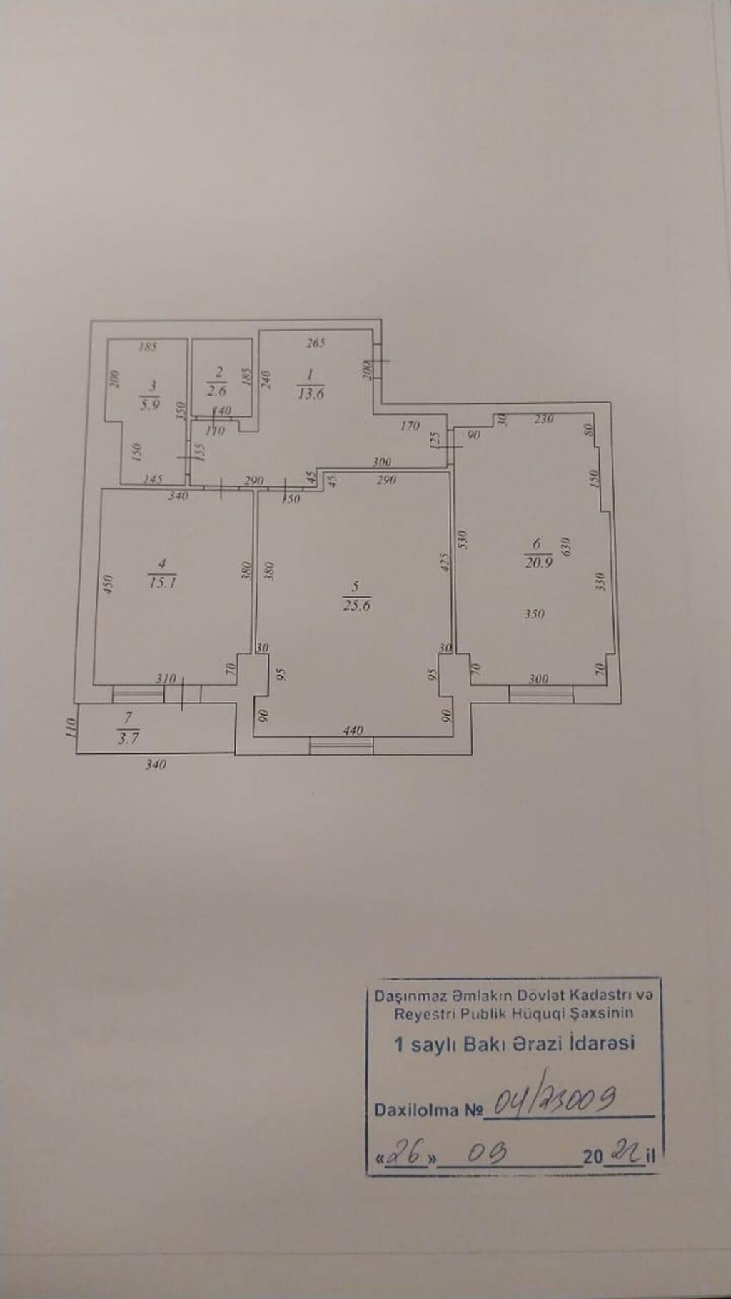2 otaqlı, Yeni tikili, 90 kv. m — Mənzil, Bakı (2)