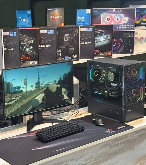 Gaming PC Core i5 14400F RTX 5060 8GB SSD 512GB NVMe M.2 RAM 32GB DDR5 — Bakı