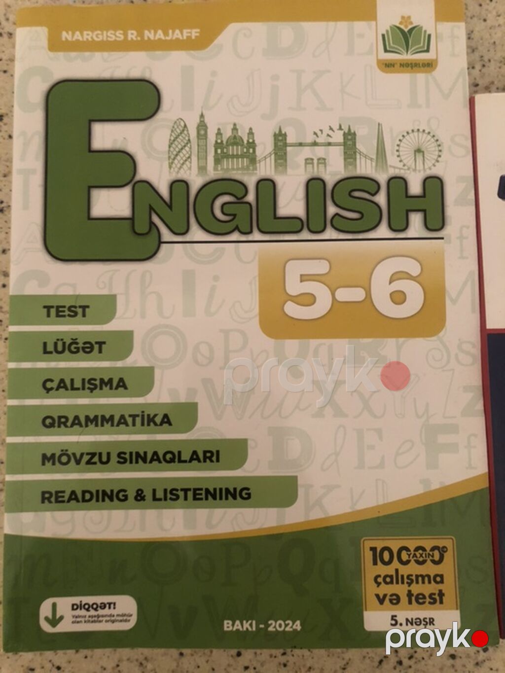 Məhsul: İngilis dili üzrə 3 ədəd tədris vəsaiti paketi 1) English 5–6 — Kitablar, Masallı (2)