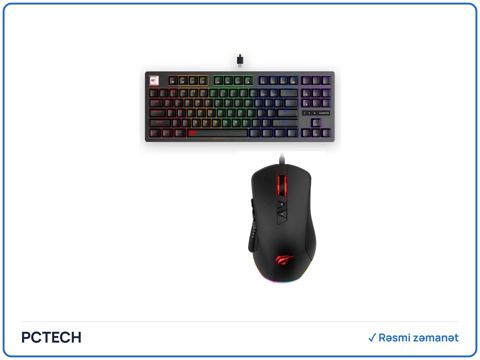 Havit kombo - Havit KB892L Keyboard + Havit Gamenote MS900 Gaming Mouse — Bakı