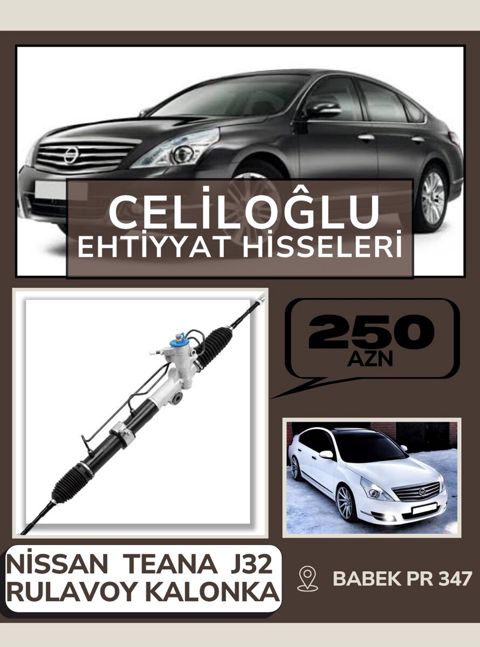 Nissan Teana J32 Rulavoy Kalonka 250azn — Bakı