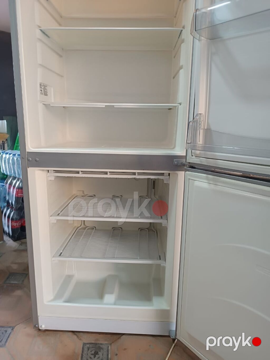 İşlənmiş 2 qapılı Atlant Soyuducu Satılır, rəng - Gümüşü — Soyuducular, Xırdalan (2)