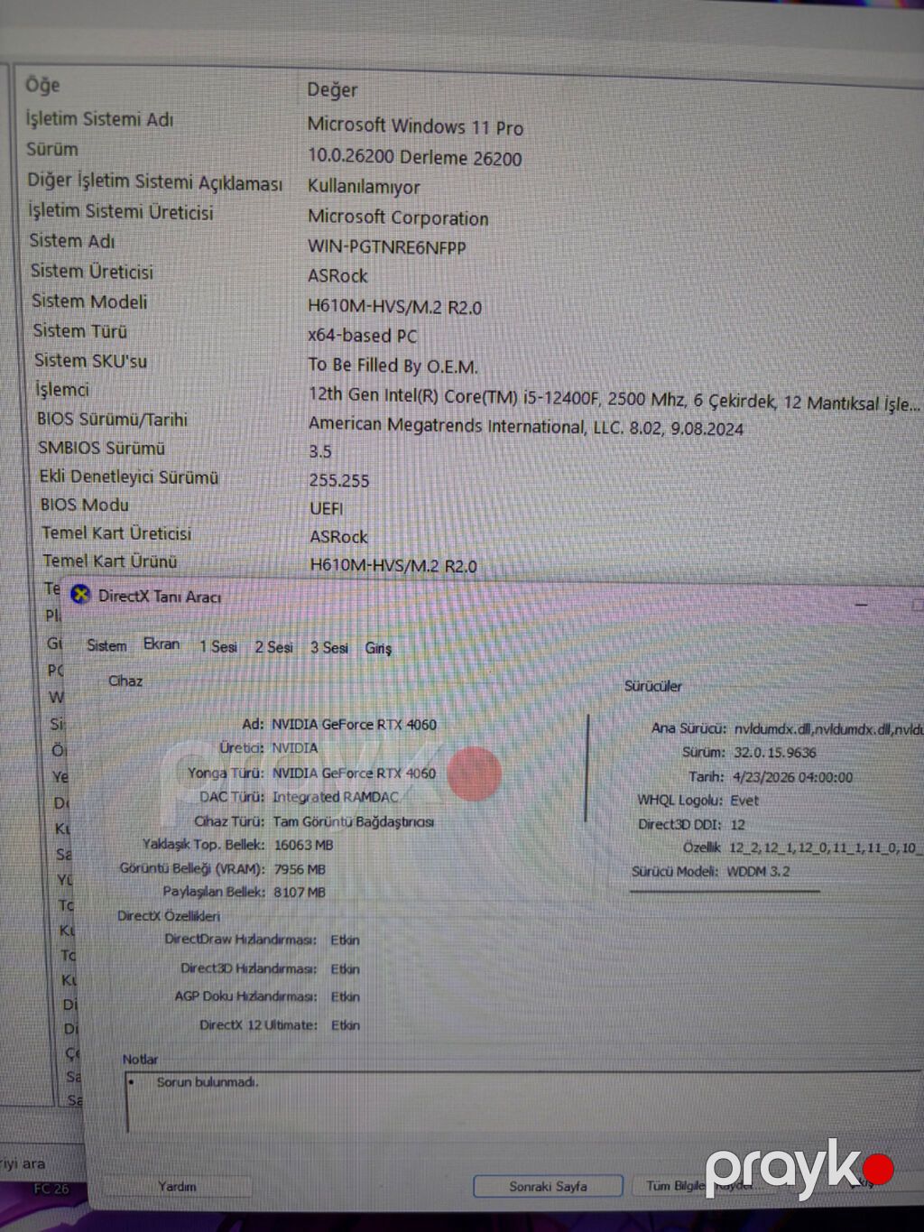 Qiymet 1600 manat herşeyi ile birge sistem bloku monitor kamera klavye — Masaüstü kompüterlər, Bakı (4)