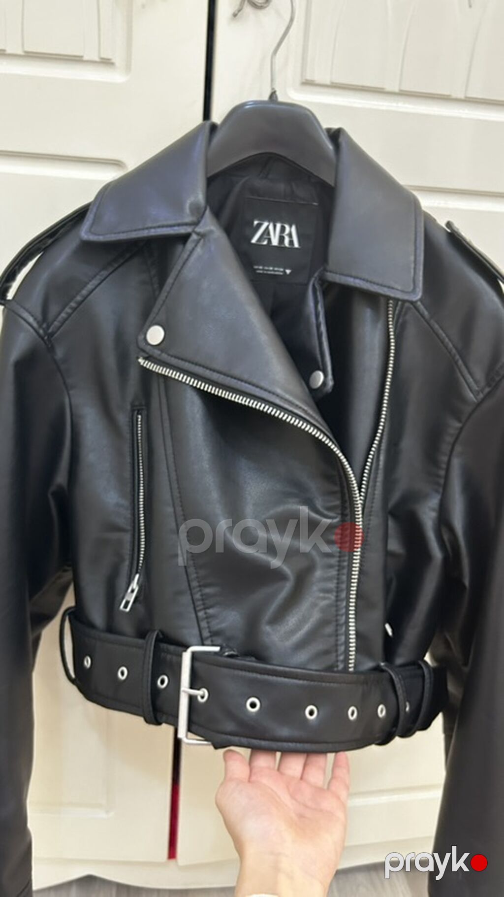 Dəri kurtka, Zara, XS — Jaketlər, Bakı (6)