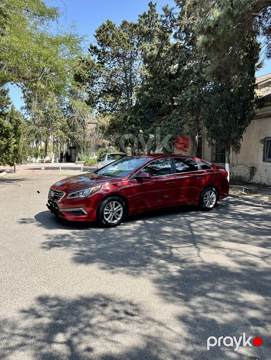 Hyundai Sonata sedan - Korpus: 4 qapılı sedan, albalı/qırmızı rəng — Avtomobillər, Bakı (9)