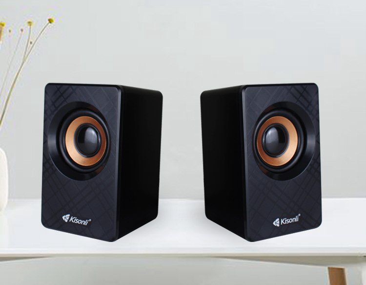 Stereo dinamik "Kisonli Ks-01" (USB AUX Səs Gücləndirici) — Səs texnikası, Bakı (2)