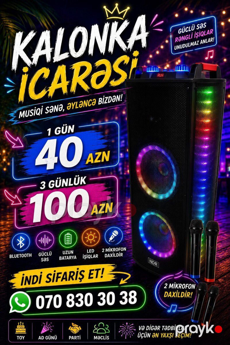 Dinamik icarəsi — Avadanlıq icarəsi, Bakı