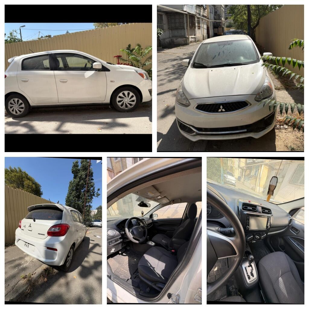 Mitsubishi Mirage – ağ rəngli, 5 qapılı hetçbek. Texniki — Avtomobillər, Bakı