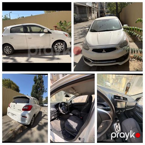 Mitsubishi Mirage – ağ rəngli, 5 qapılı hetçbek. Texniki