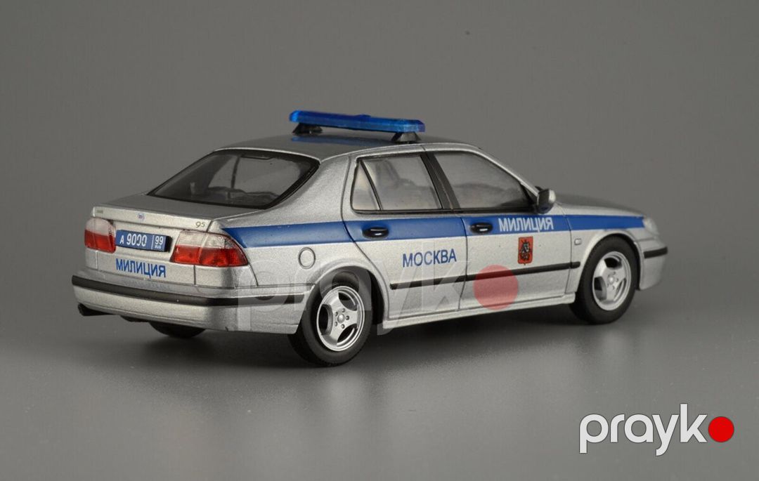 Saab 9-5 Police Moscow Russia 1:43 DeAgostini World's Police Car — Kolleksiyalar, Bakı (4)