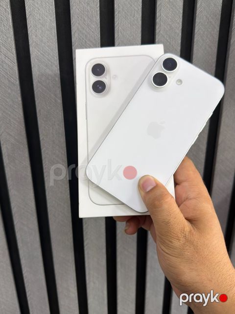 Apple iPhone 16 White 128GB/8GB — Bakı
