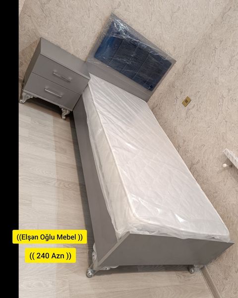 Yeni, Təknəfərlik çarpayı, Bazasız, Matras ilə, Siyirməli, Rusiya — Bakı