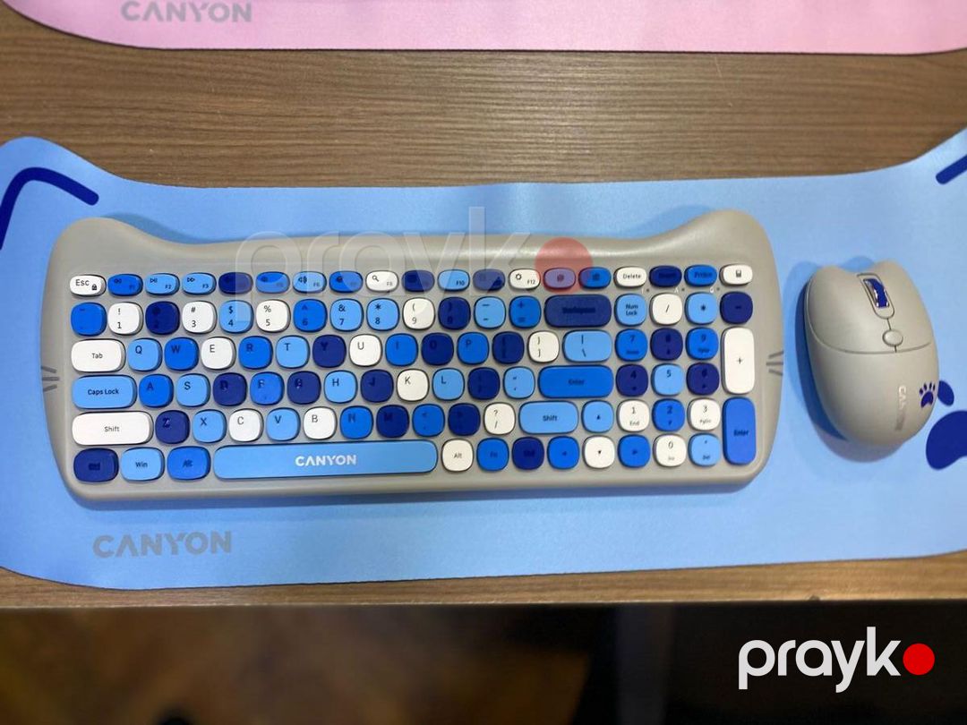 Canyon simsiz klaviatura, sıçan və mousepad dəsti — Periferik cihazlar, Bakı (2)