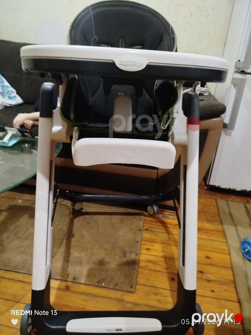 Peg Perego Siesta uşaq yemək stulu - Brend/model: Peg Perego Siesta — Qidalandırma stulları, Bakı (3)