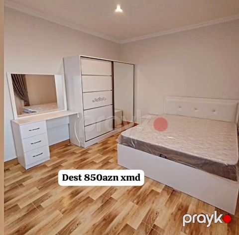 Yataq otağı dəsti - Rəng: ağ, minimalist dizayn - Tərkib — Bakı