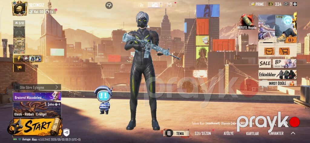 Pubg Mobile hesabı oyuncu seviyesi 73 kolleksiyon 50 destansi 43 15 — Şəxsi əşyalar, Bakı (10)