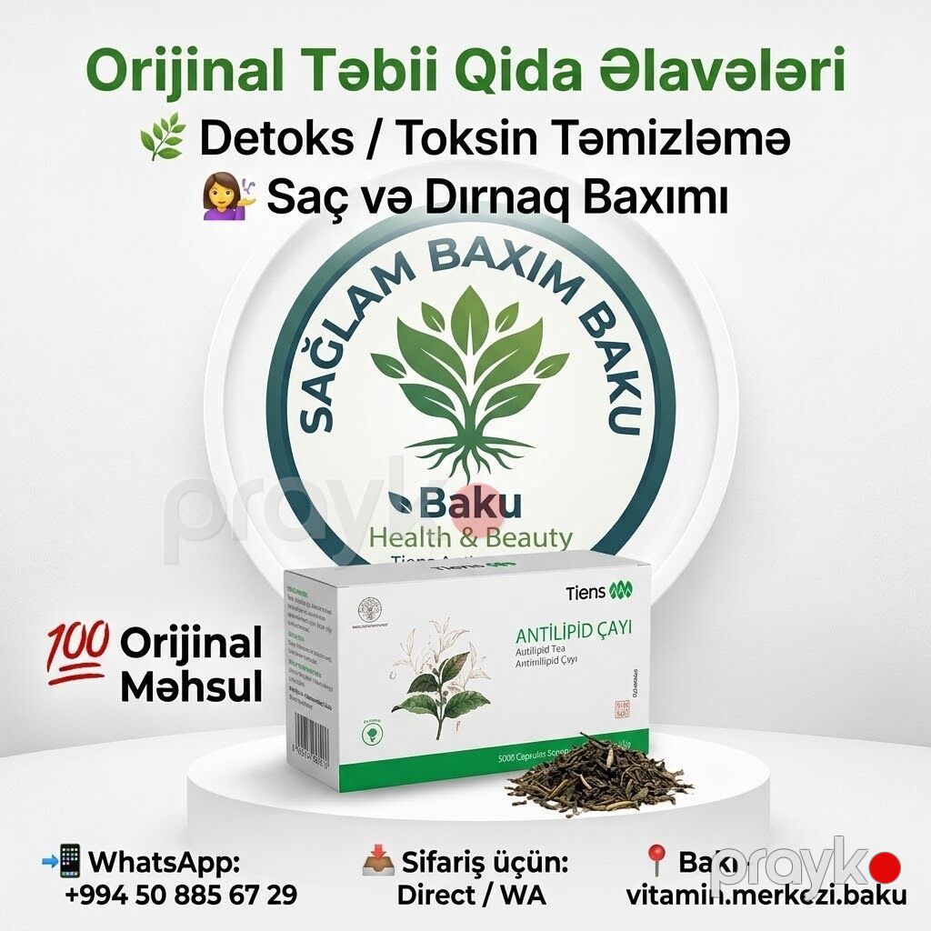 Orijinal Təbii Qida Əlavəsi – Tiens Antilipid Çayı Məhsulun məqsədi — Qida məhsulları, Bakı (2)