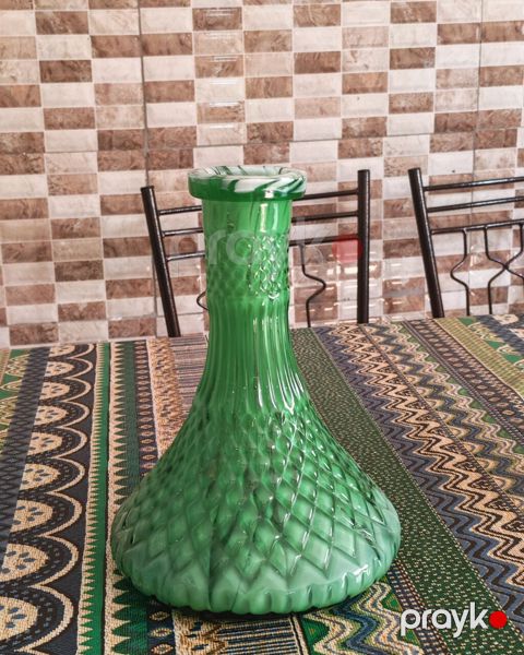 Yaşıl şüşə qəlyan kolbası (qabı) Salam.Qəlyan kolbasi "Alfa" di — Bakı