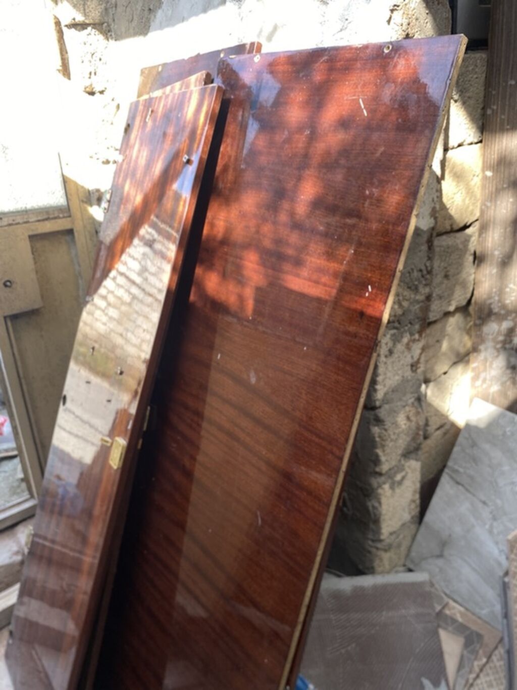 Taxta dolab qapıları və detallar - Material: laklı taxta/şpon (tünd — Pəncərələr, qapılar, balkonlar, Mehdiabad