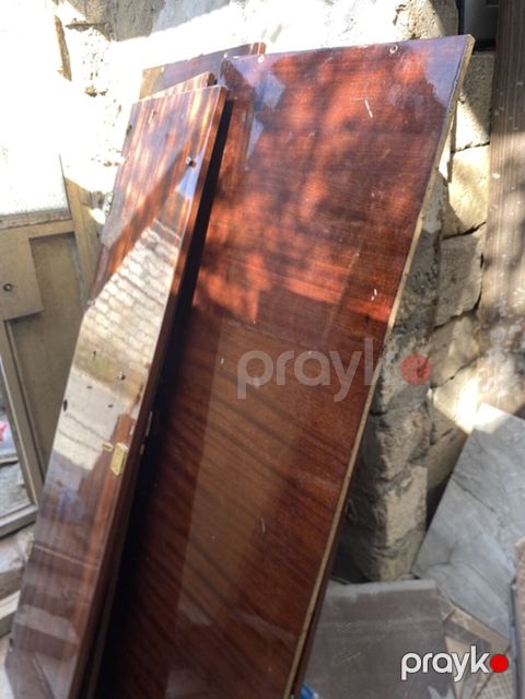 Taxta dolab qapıları və detallar - Material: laklı taxta/şpon (tünd — Mehdiabad
