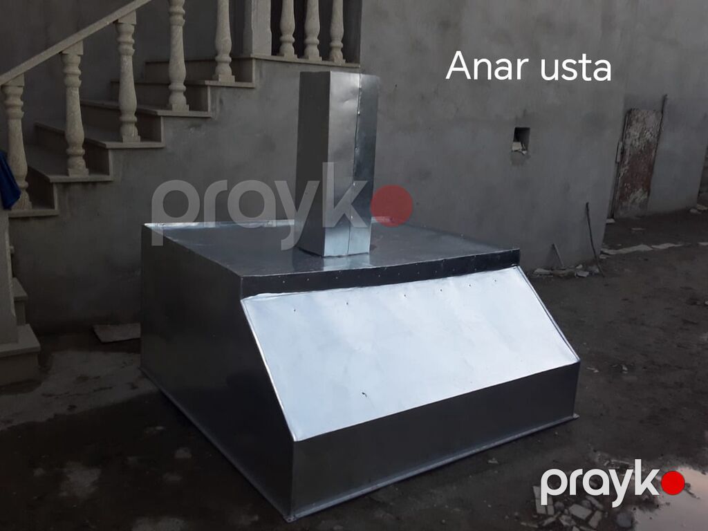 Mətbəx və manqal üçün sinklənmiş metal aspirasiya başlığı - Material — Mətbəx cixartma qapıları və aksesuarları, Saray (10)