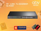 TP-Link TL-SG1218MP 16-Port 1000Mbps + 2-Port Gigabit Rackmount PoE Switch — ABV NEFTCHİLER — Network and server equipment