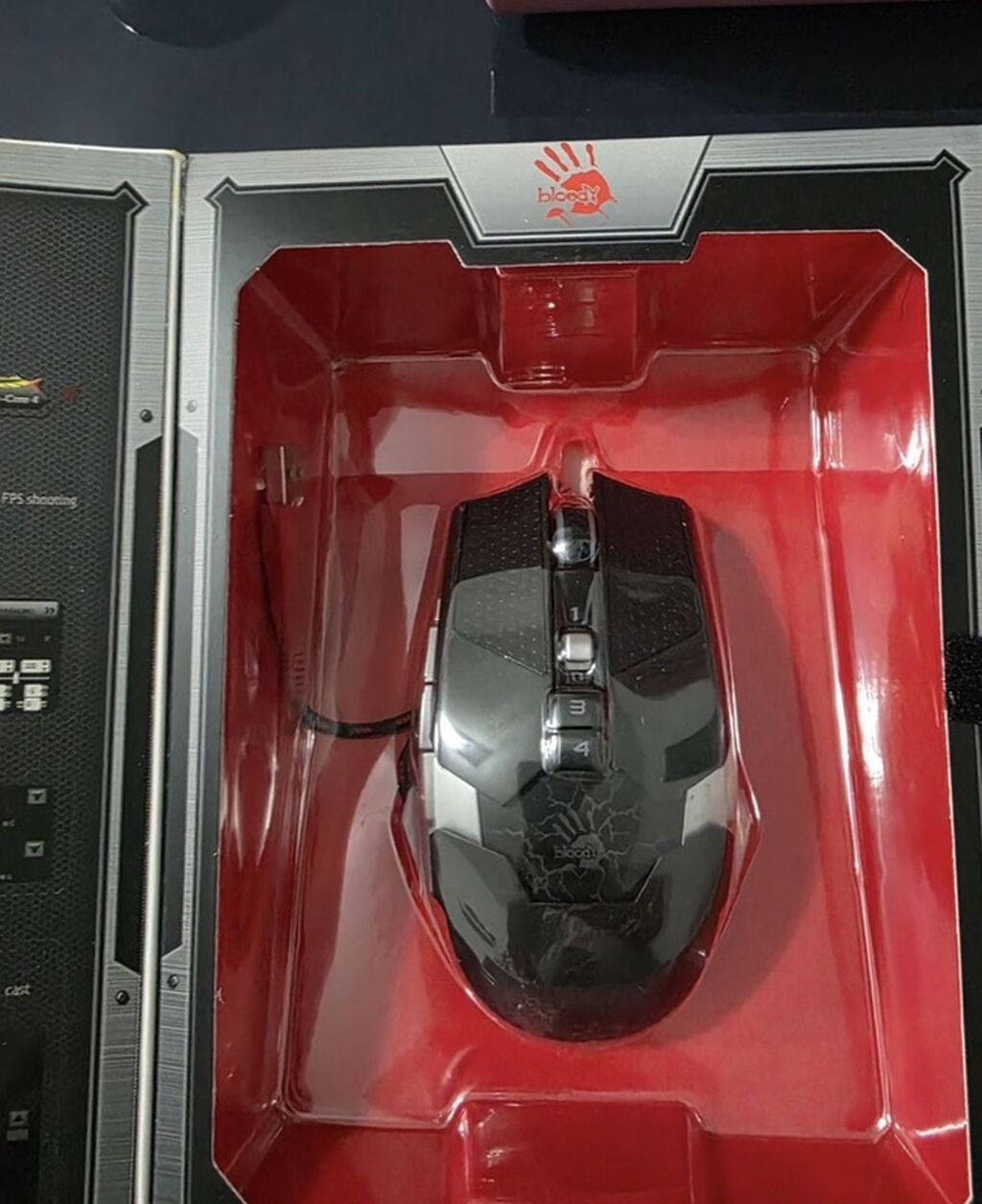 Bloody T50 Optic Micro Switch Gaming Mouse Yuksek fpsli Macro mouse 7 — Klaviaturalar və siçanlar, Xırdalan (2)