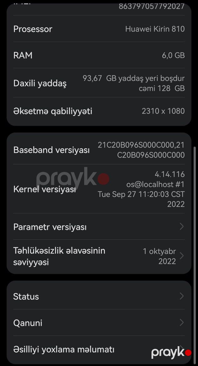 Huawei P40 Lite Black 128GB/6GB — Smartfonlar, Xırdalan (7)