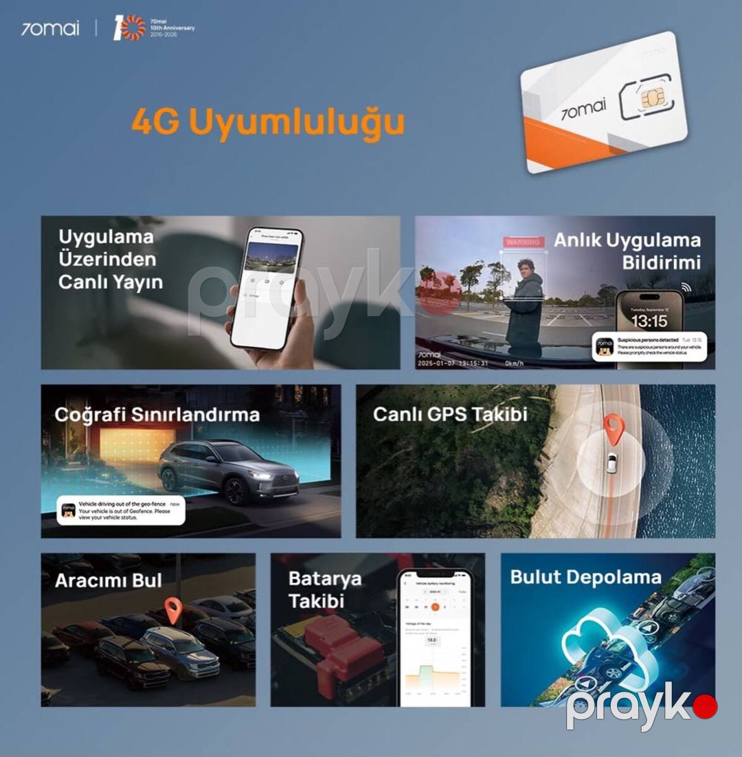 Videoqeydiyyatçı "Xiaomi 70mai A810 Lıte 4K" — Ehtiyat hissələri və aksesuarlar, Bakı (11)