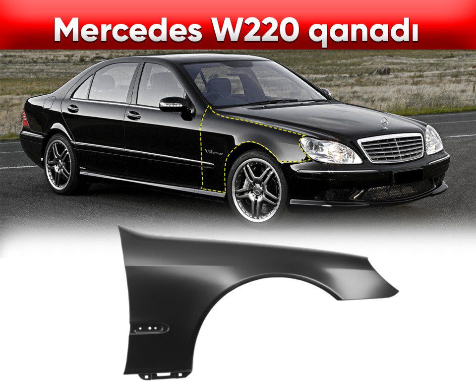 "Mercedes W220" qanadı — Ehtiyat hissələri və aksesuarlar, Bakı (10)