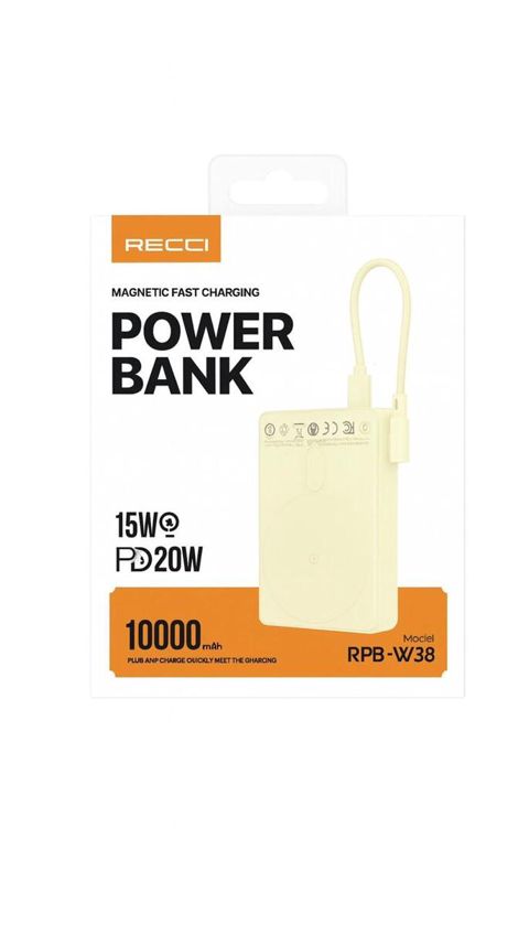 Xarici akkumulyator Recci RPB-W38 — Bakı
