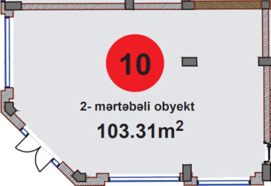 Satılır obyekt 218 m² — Əmlak, Bakı (6)