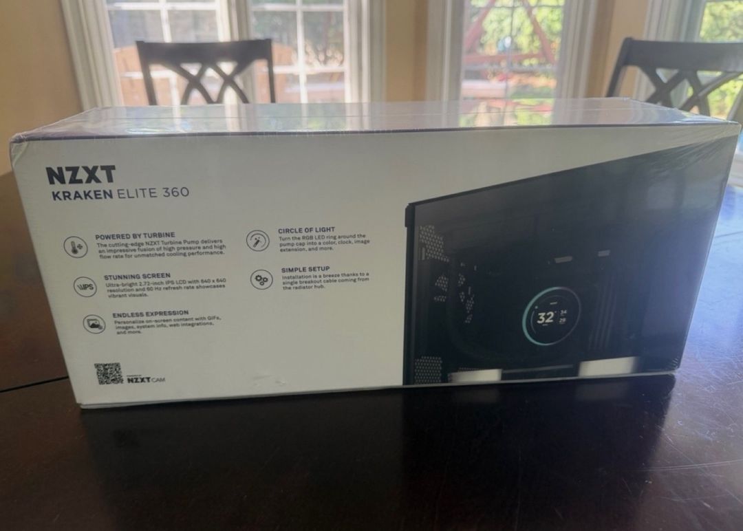 Nzxt Kraken Elite 360 (2024) AIO Liquid Cooler — Kompüterlər və noutbuklar, Bakı (3)