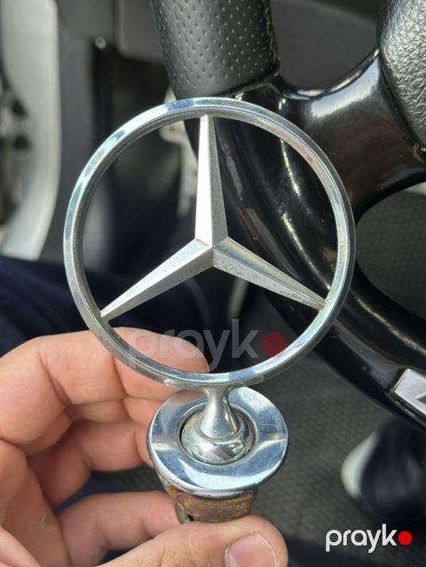Mercedes-Benz kapot emblemi idiyal vəziyətdə Xromdu paslanmır ünvan — Bakı