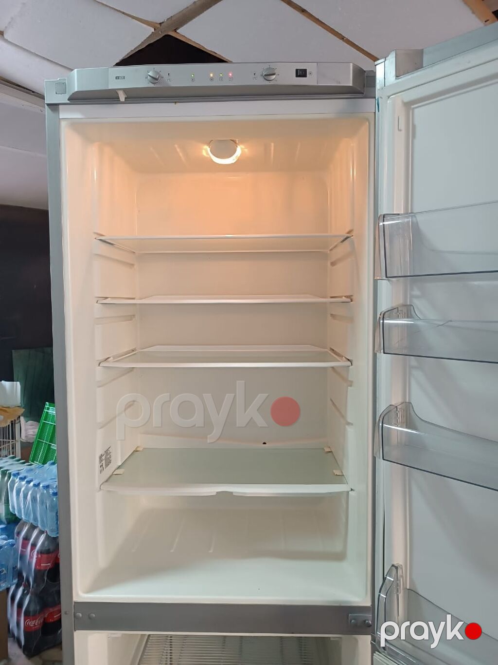 İşlənmiş 2 qapılı Atlant Soyuducu Satılır, rəng - Gümüşü — Soyuducular, Xırdalan (3)