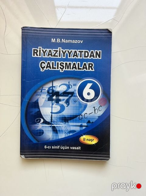 Məhsul: “Riyaziyyatdan Çalışmalar – 6” (M.B. Namazov) - 6-cı sinif — Bakı