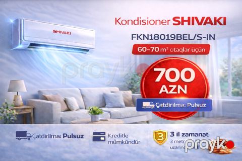 Kondisioner Shivaki FKN18019BEL/S-IN — Bakı