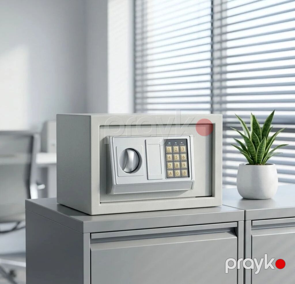 Elektron şifrəli metal seyf - Güclü polad konstruksiya, ev və ofis — Seyfləri, Bakı (3)