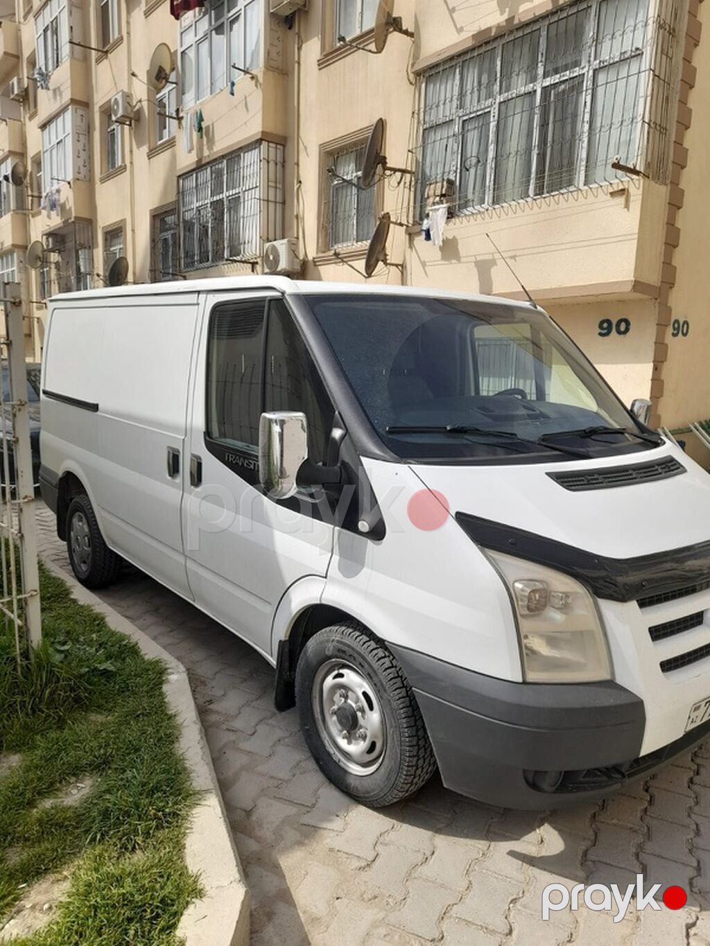 Ford Transit yük furgonu - Korpus: qısa baza, ağ rəng, sürgülü yan — Yük maşınları, Bakı (5)