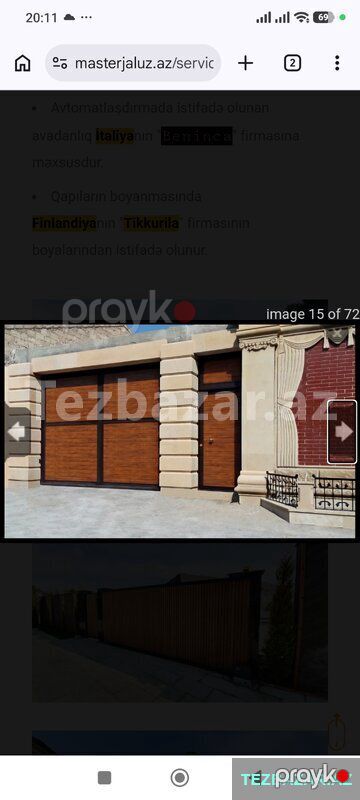 Avtomatik qapıve jalüzler — Bakı