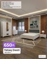 Yataq Dəsti – 160×200 sm Tərkibi: - Çarpayı: 1 ədəd, 160 200 sm — Ürünler