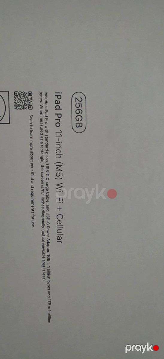 Apple iPad Pro 11” M5 256GB Wi-Fi Space Black, 256GB — Planshetlər, Bakı (2)