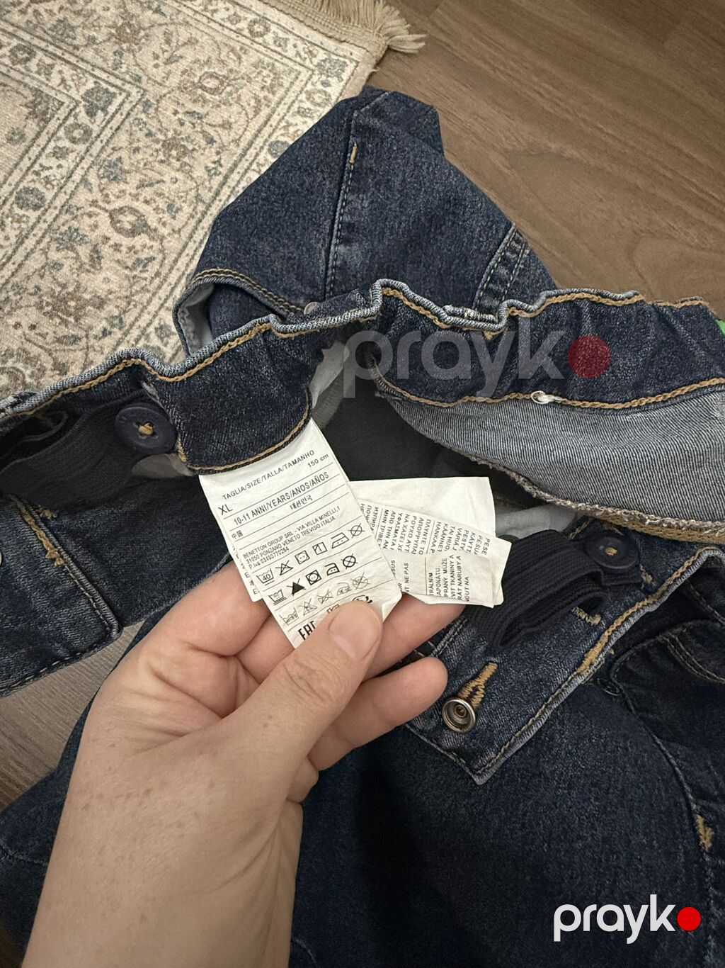 Benetton şalvar 10-11 yaş qız üçün — Uşaq geyimi, Masazır (3)