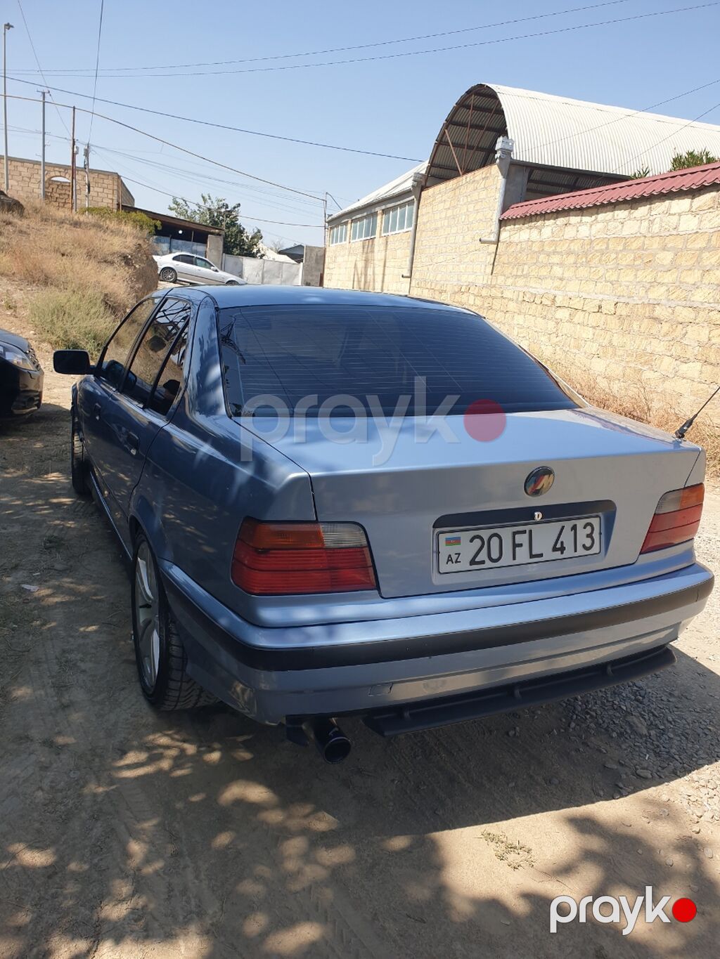 BMW 3 Series E36 sedan - Kuzov: Sedan, mavi rəng - Mühərrik: Benzin — Avtomobillər, Gəncə (2)